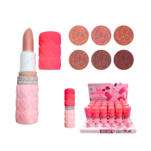 CAJA DE LABIAL MATTE BILLION BEAUTY CJ*24 B80075-A