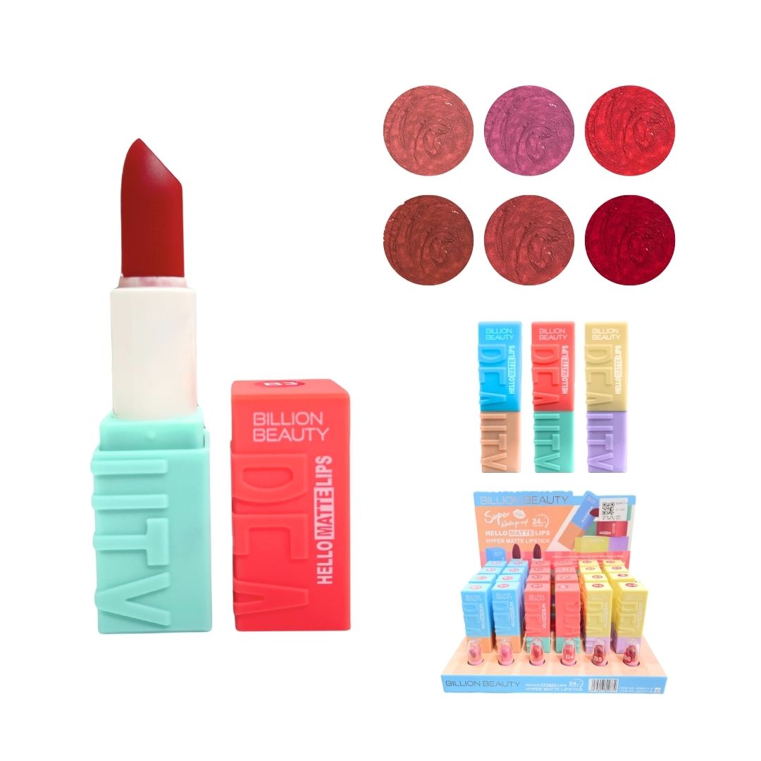 CAJA DE LABIAL MATTE BILLON BEAUTY CJ*24 B80077-B
