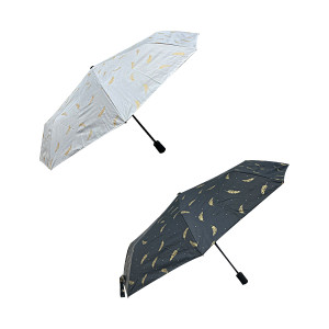 SOMBRILLA AUTOMATICA B/N HOJAS