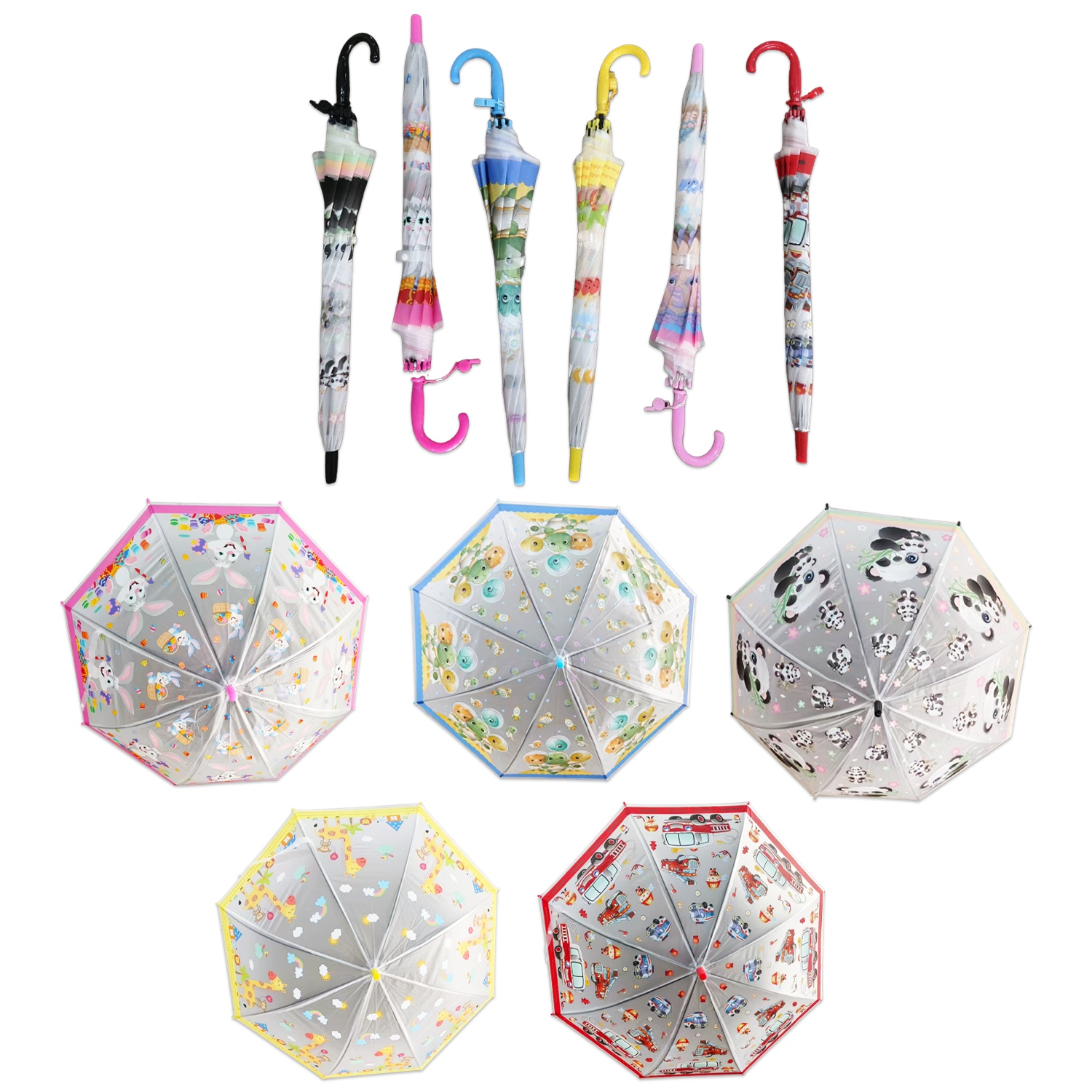 SOMBRILLA ESTAMPADA CON PITO