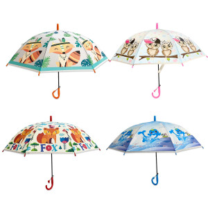 SOMBRILLA ESTAMPADA CON PITO