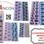 DZ. CAJA UÑA PRESS ON DECORADA ALMENDRADA L-4