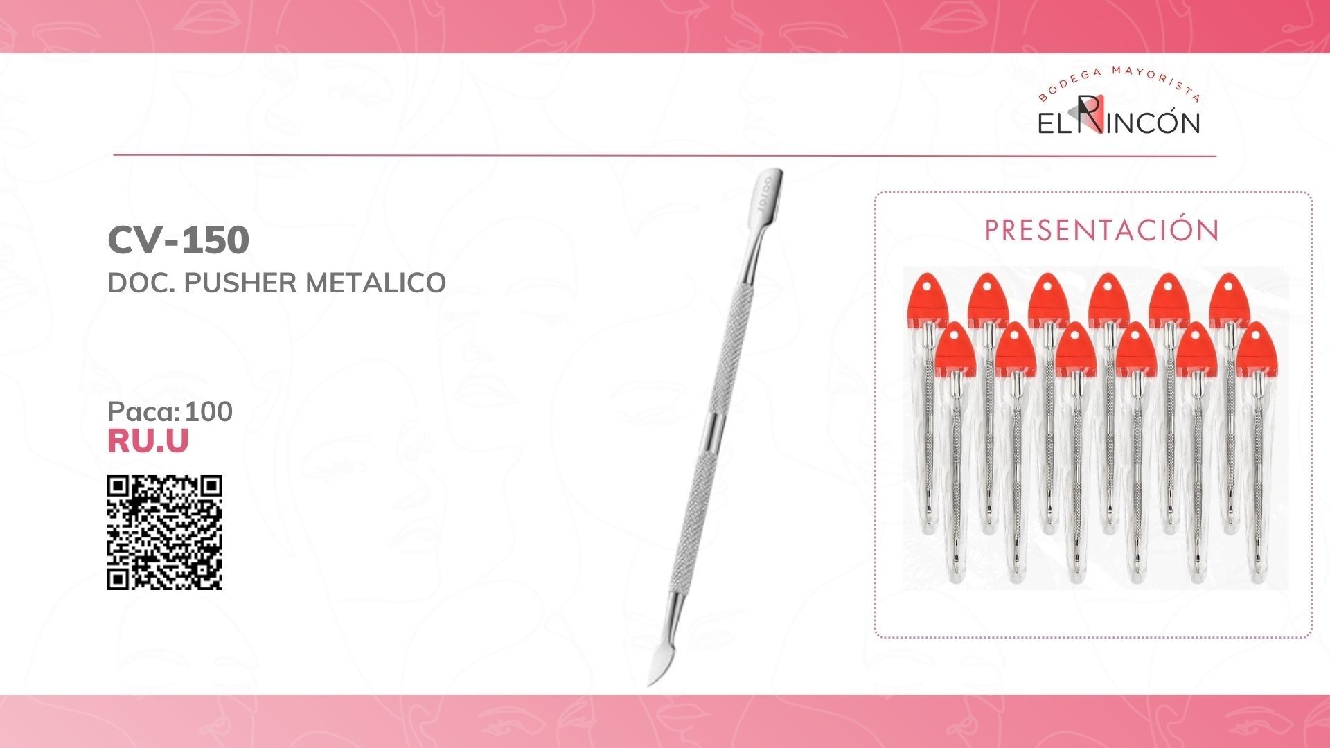 DOC. PUSHER METALICO BMR-150