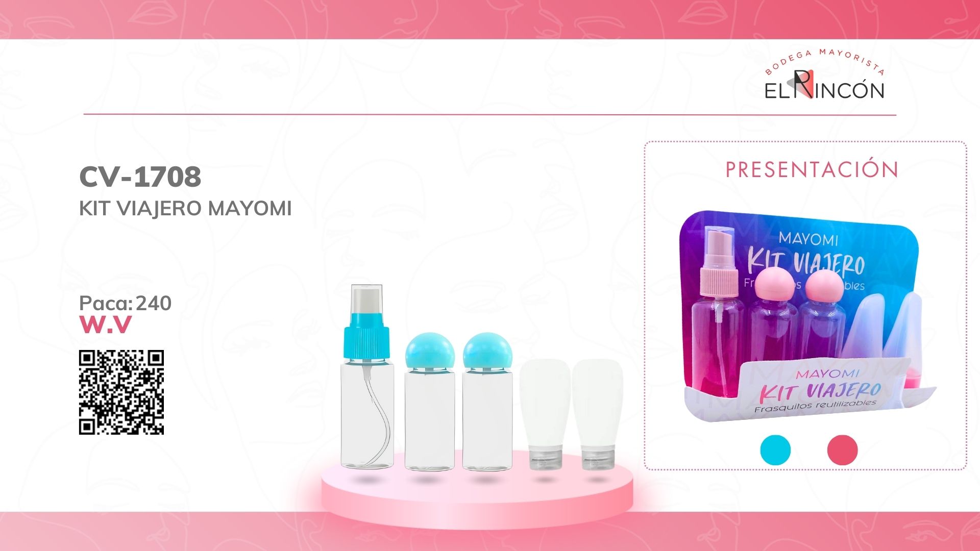 KIT VIAJERO MAYOMI 1708