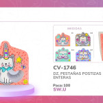 DZ. PESTAÑAS POSTIZAS ENTERAS BMR-1746