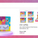 DZ. PESTAÑAS POSTIZAS ENTERAS 3D BMR-1751