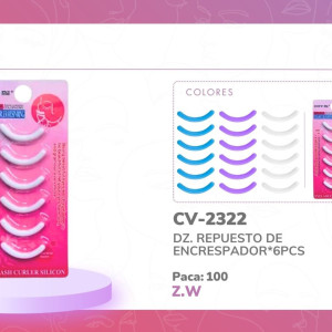 DZ. REPUESTO DE ENCRESPADOR*6PCS BMR-2322