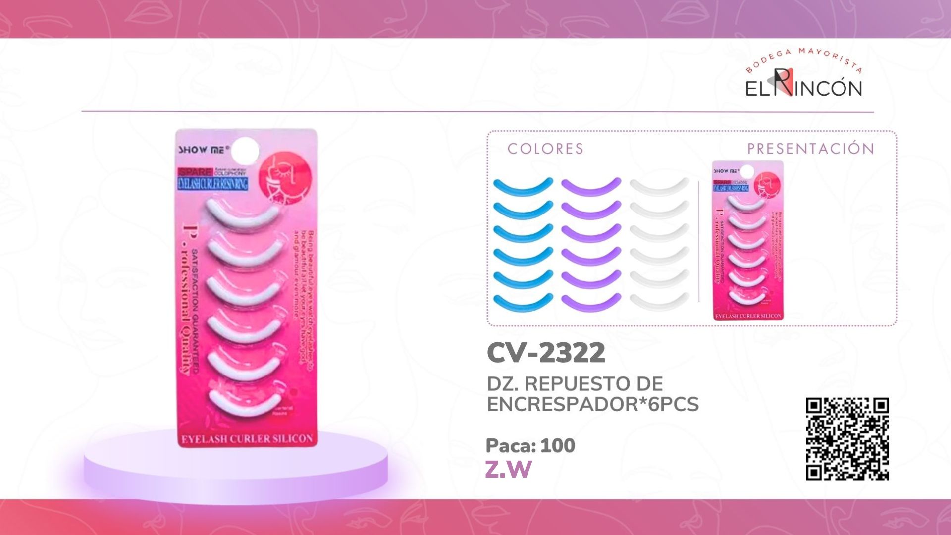 DZ. REPUESTO DE ENCRESPADOR*6PCS BMR-2322