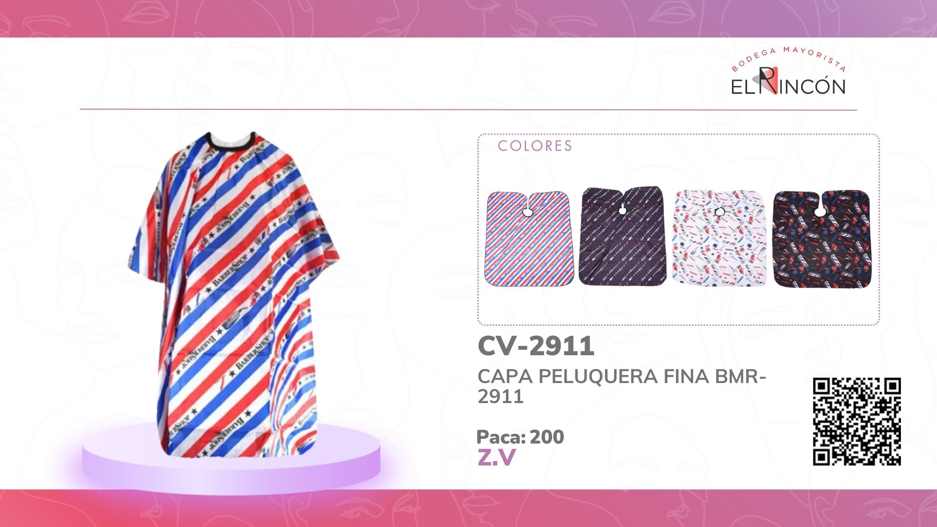 CAPA PELUQUERA FINA BMR-2911