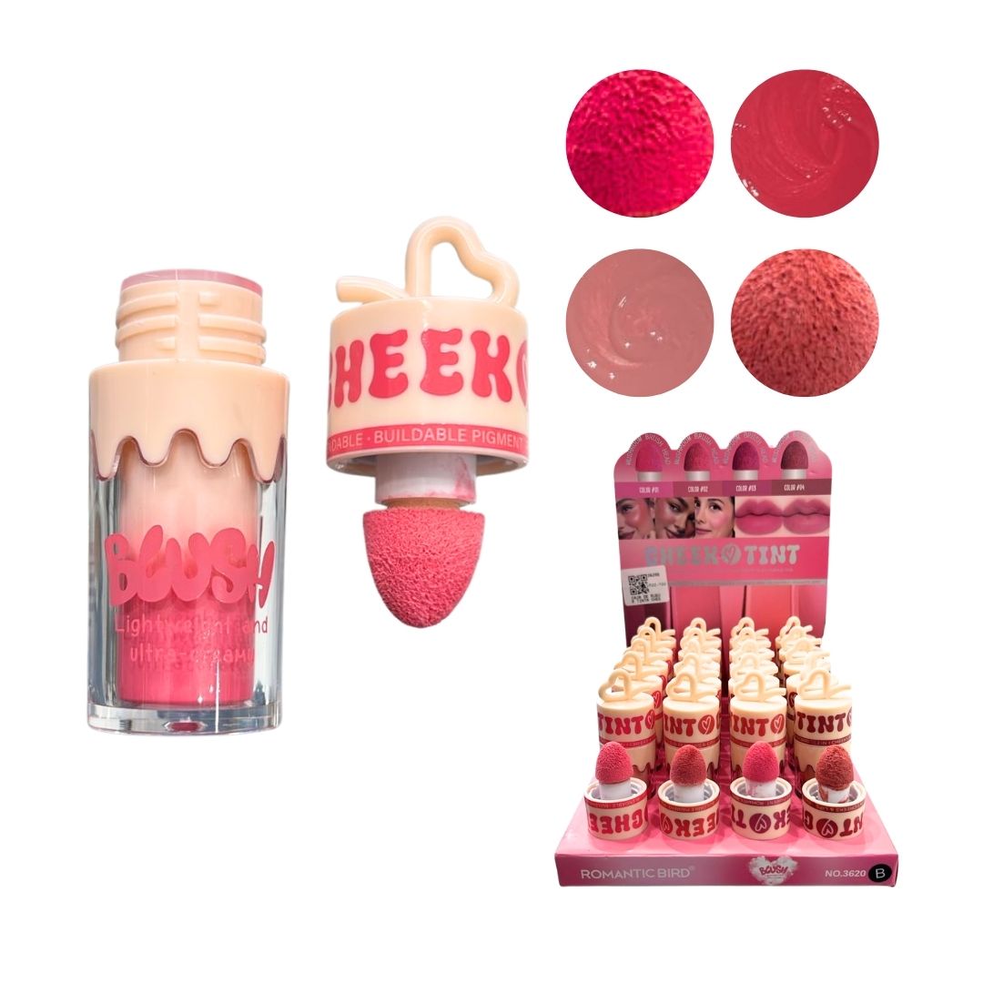 CAJA DE RUBOR TINTA GHEEK TINT ROMANTIC BIRD CJ*24 3620B