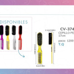 CEPILLO PEINETA BARBERO 17cm BMR-3747