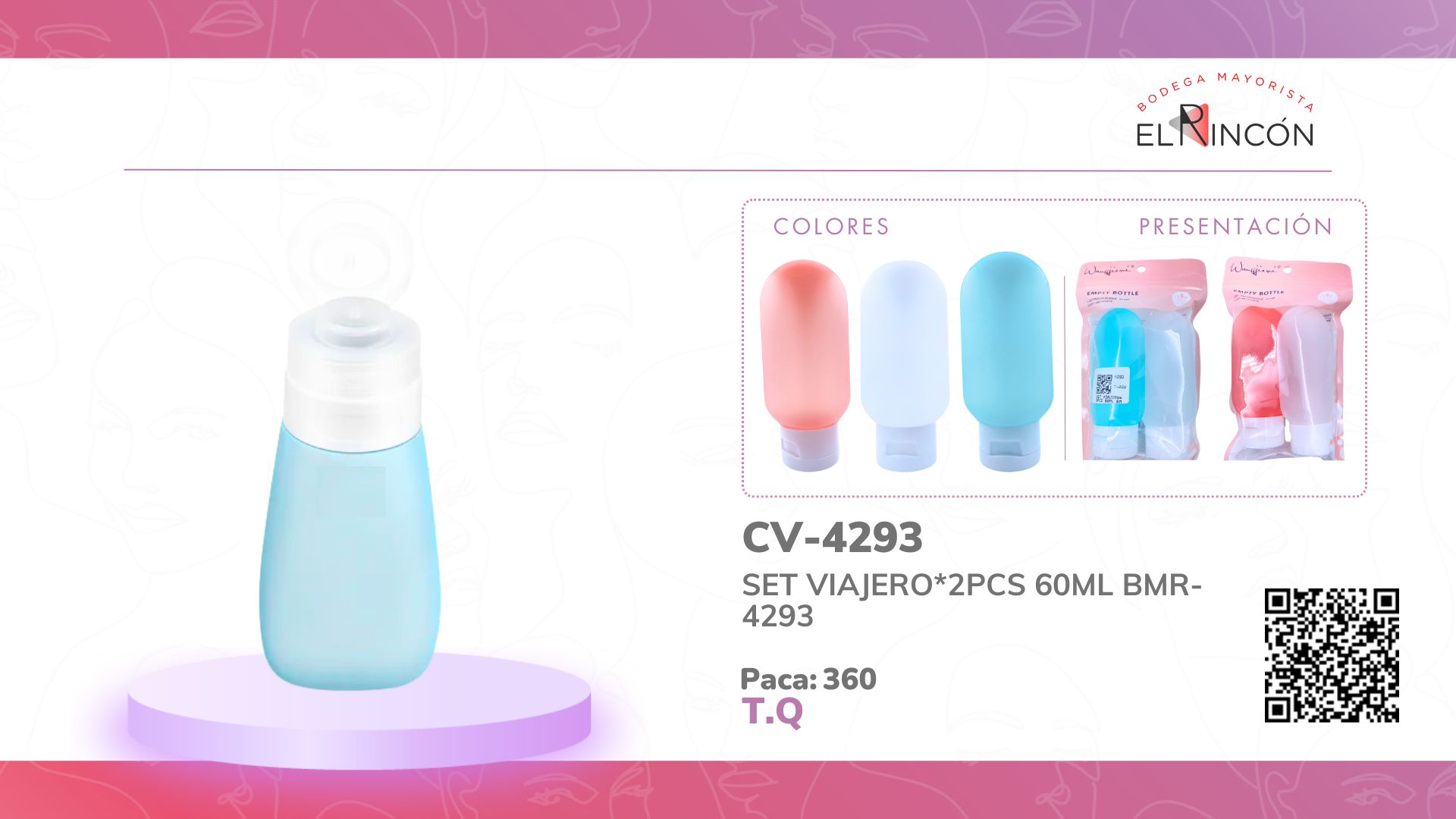 SET VIAJERO*2PCS 60ML BMR-4293