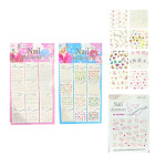 CARTON DE STICKER PARA UÑA X12 NAIL ACCESSSORY BMR-6076