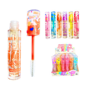 CAJA PESTAÑINA TRANSPARENTE OSITO *24PCS IMAN OF NOBLE 6206K