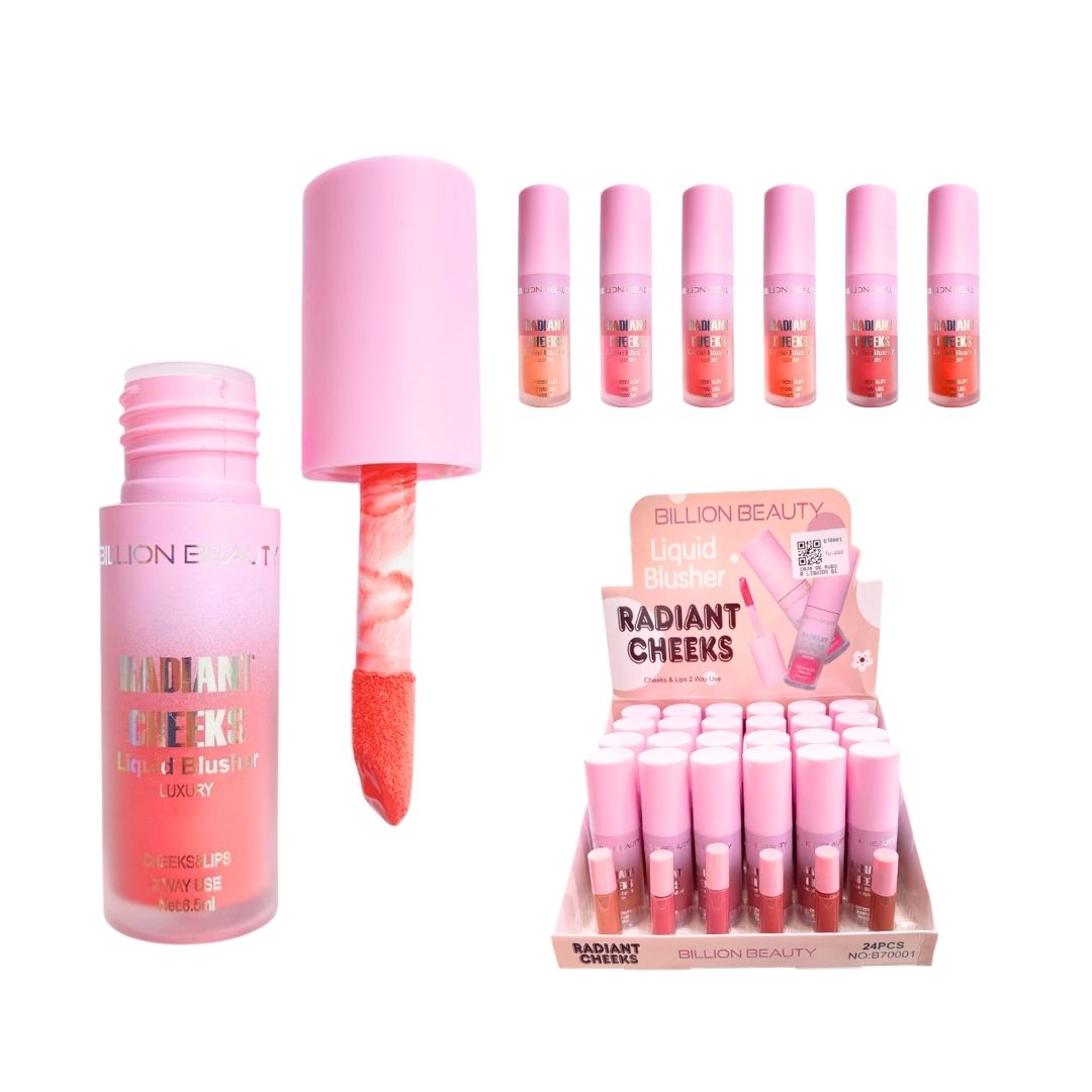 CAJA DE RUBOR LIQUIDO BILLON BEUTY CJ*24 B70001