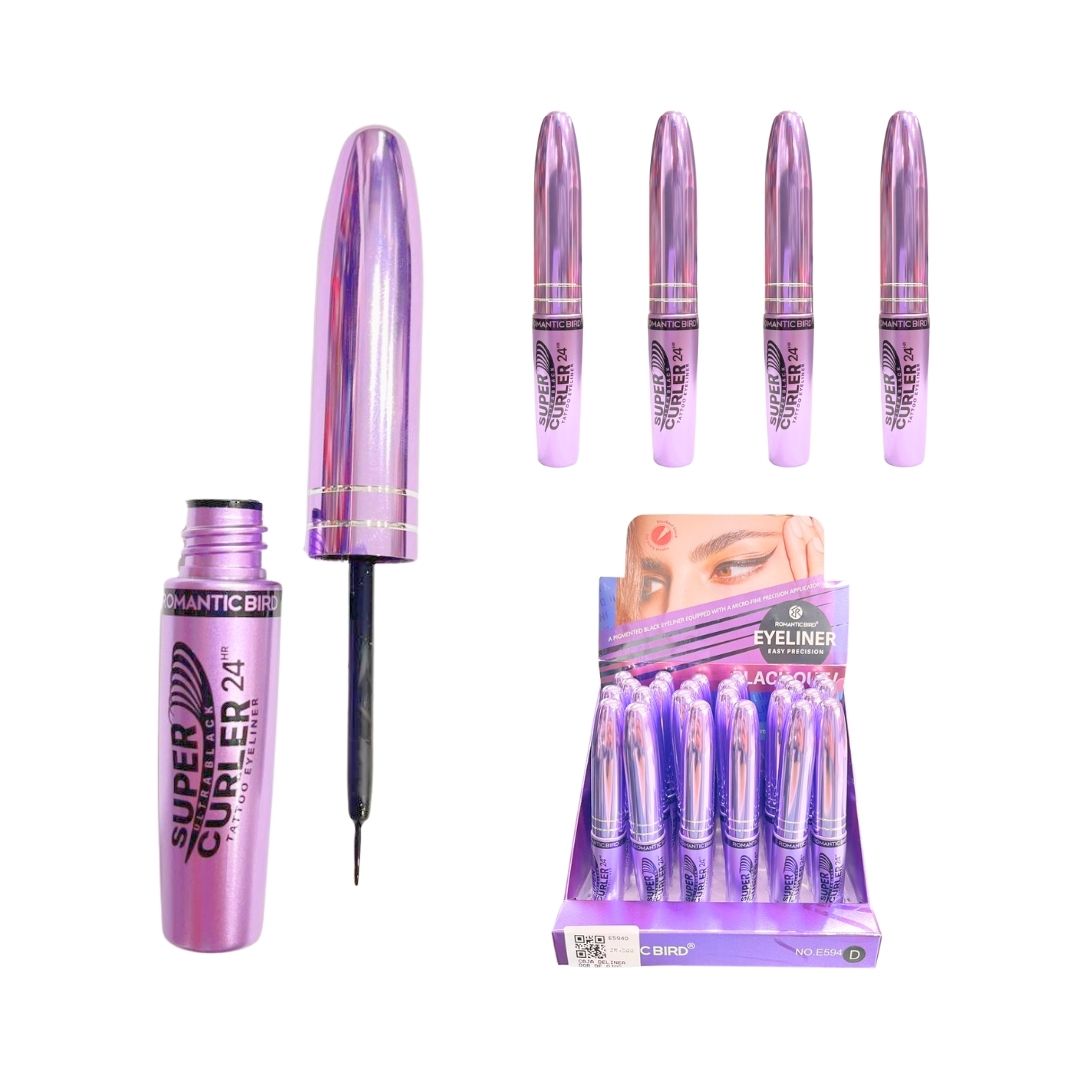 CAJA DELINEADOR DE OJOS ROMANTIC BIRD *24PCS E594D
