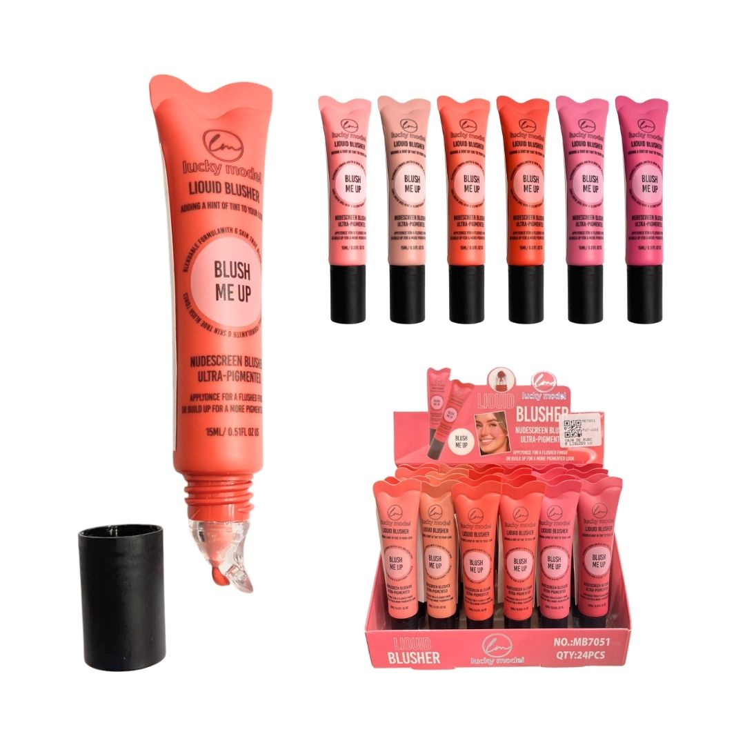 CAJA DE RUBOR LIQUIDO LUCKY MODEL CJ*24 MB7051