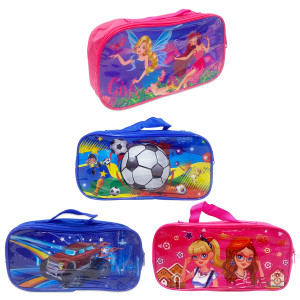 CARTUCHERA INFANTIL NIÑO/NIÑA (PQTX12)