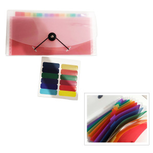 CARPETA PLASTICA 13 COMPARTIMENTOS A6