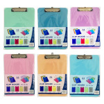 TABLA LEGAJADORA PLASTICA COLORES PASTEL A4