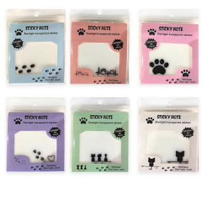 SET DE NOTAS ADHESIVAS GATO X50 (PQTX12)