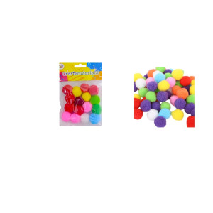 POM POM DE COLORES X16 DK-4867 (PQT X12)
