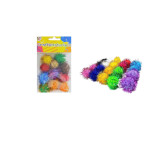POMPONES DE COLORES X10 DK-4868 (PQTX12)