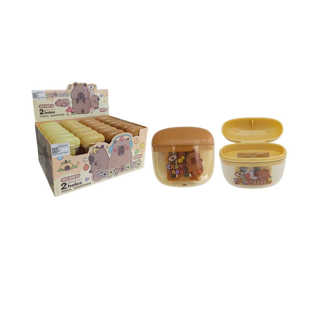 SACAPUNTAS ESTAMPADO CAPIBARA DK-4904 (CJAX48)