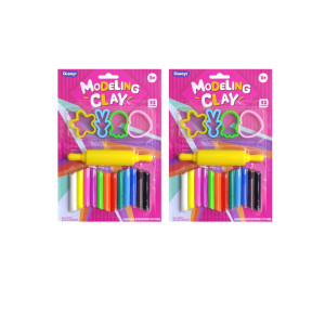 SET PLASTILINA CON MOLDES DK-4909