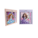 DIARIO CON LAPICERO ESTAMPADO PRINCESA DK-4970