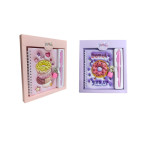 DIARIO CON LAPICERO ESTAMPADO DONA DK-4972