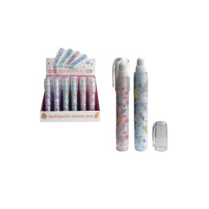 BORRADOR LAPIZ 5 PUNTAS ESTAMPADO ANIMALITOS DK-4988 (CJAX24)