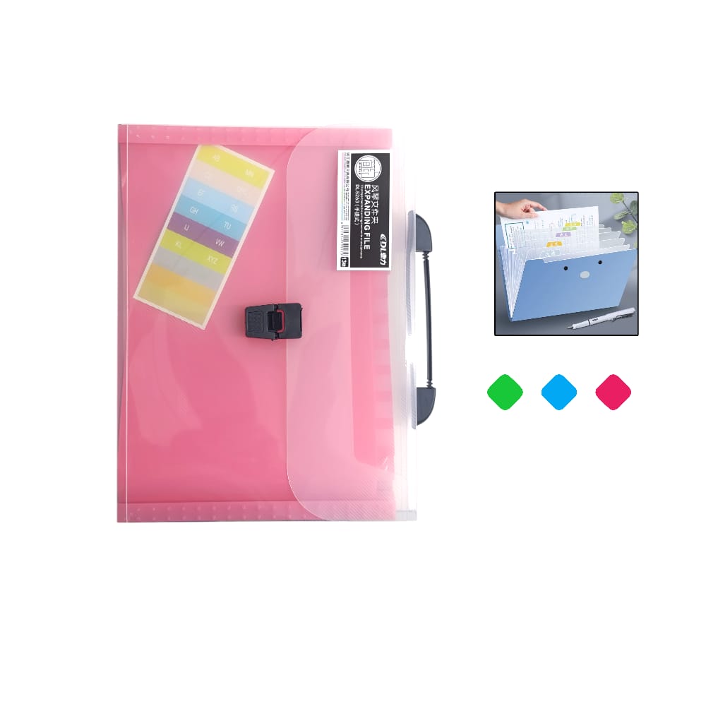 CARPETA ORGANIZADORA COLORES SURTIDOS DK-DL5263