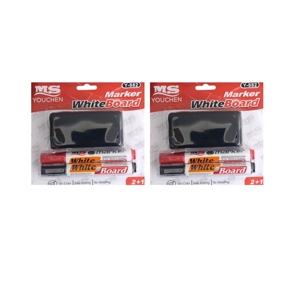 SET MARCADORES BORRABLES + BORRADOR DK-Y-882