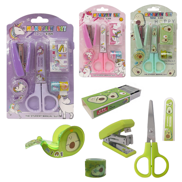 SET ESCOLAR UNICORNIO X5 (CJX20)