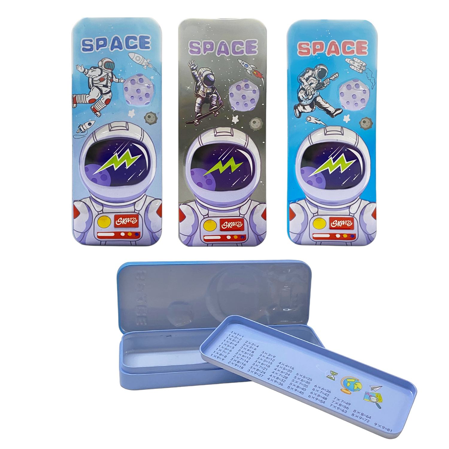 CARTUCHERA ASTRONAUTA METALICA (CJX32)