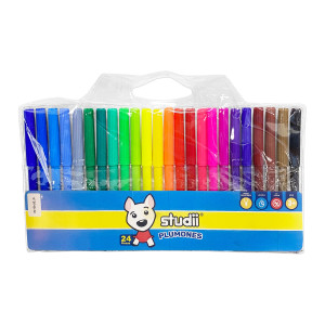 SET PLUMONES LAVABLES X24 (PQTX12)