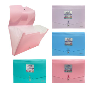 CARPETA 13 COMPARTIMIENTOS A4 (PQTX12)