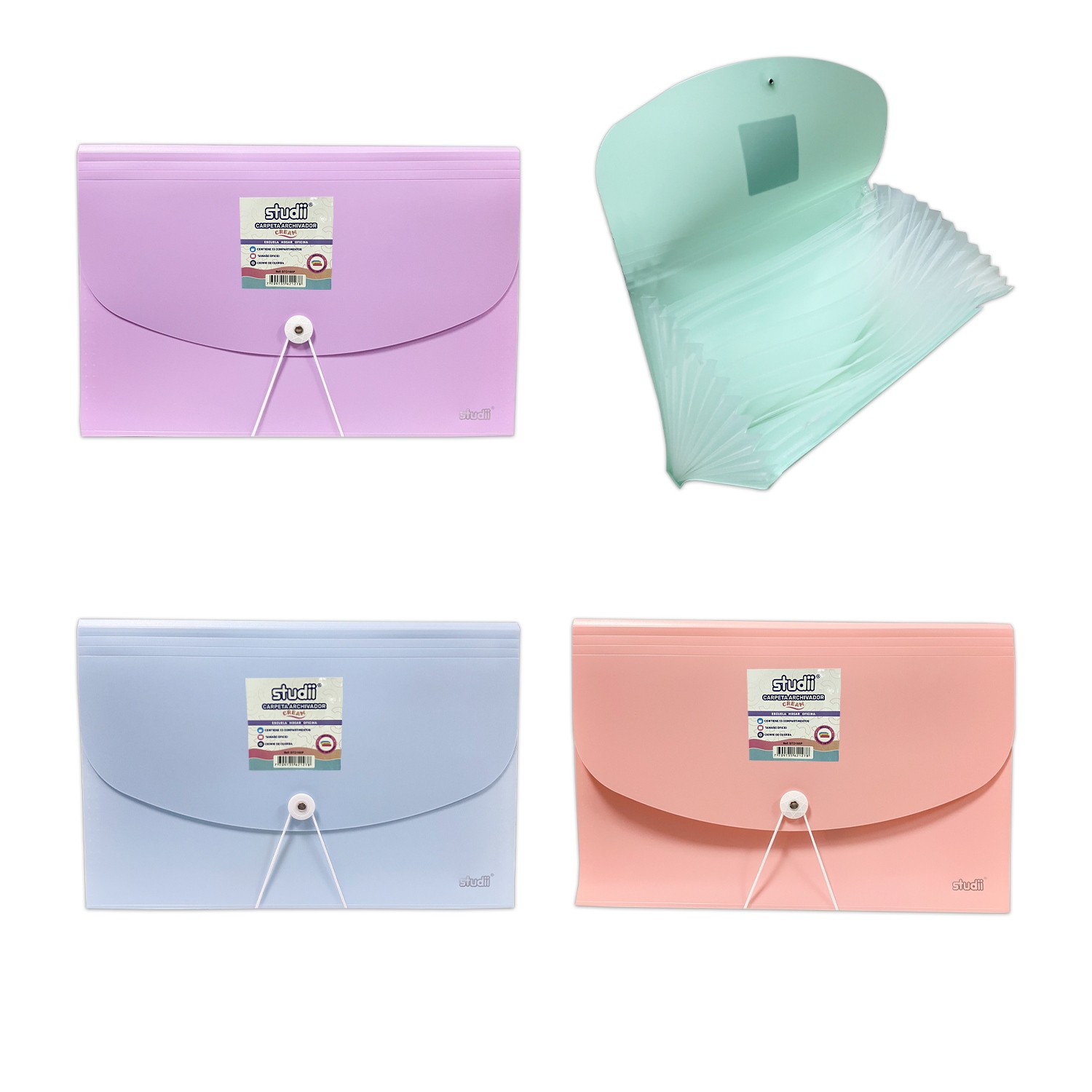 CARPETA ARCHIVADORA 13 COMPARTIMIENTOS OFICIO