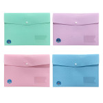 CARPETA BOTON OFICIO COLOR PASTEL (PQTX12)