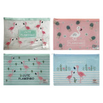 ESTUCHE PLASTICO FLAMINGO (PQT X 12 SURTIDO)"
