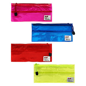 CARTUCHERA COLORES TRANSPARENTE (PQTX12)