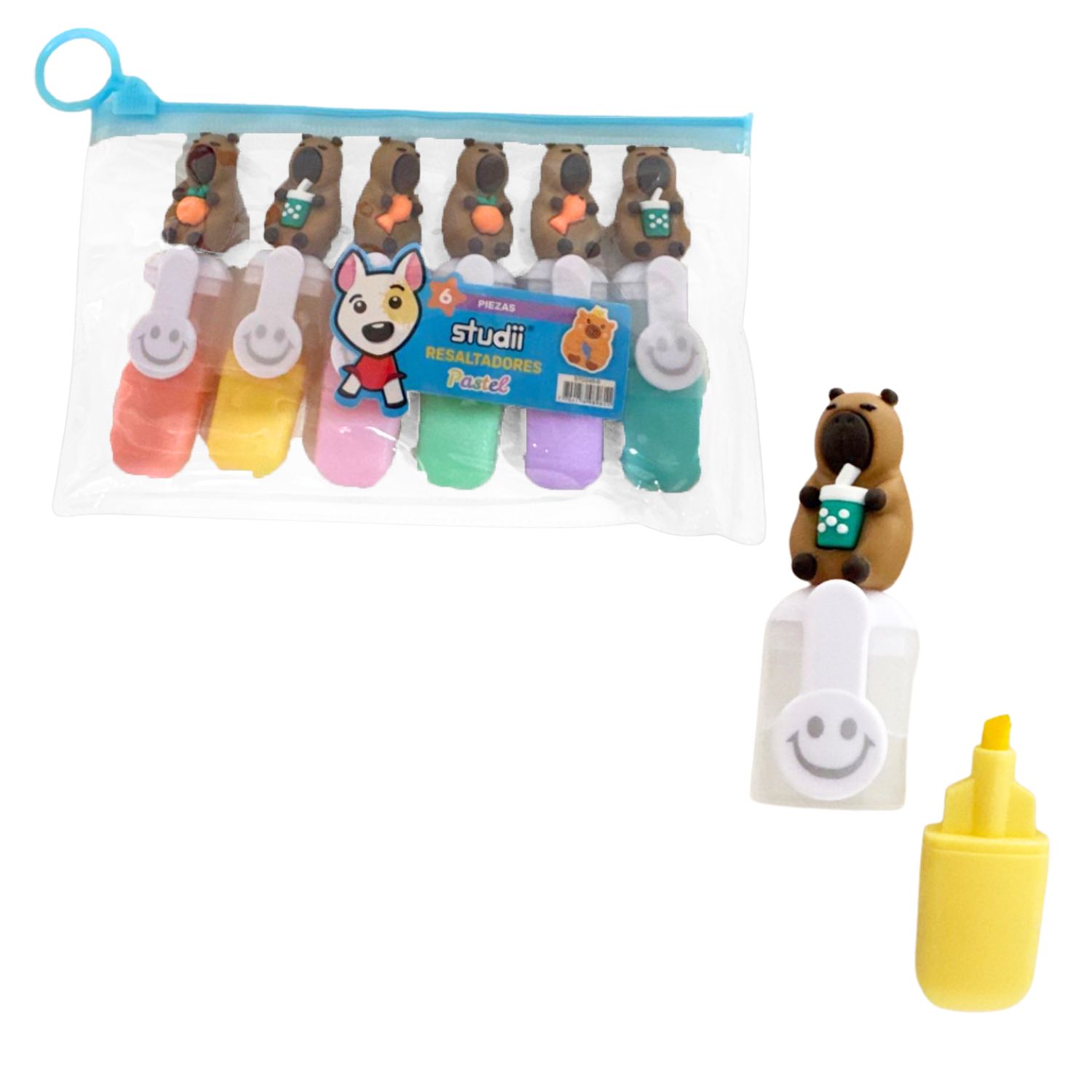 SET RESALTADOR CAPIBARA X6 (CJX72)