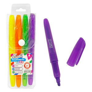 SET RESALTADOR NEON X4 (PQTX90)