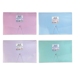 CARPETA 13 COMPARTIMIENTOS COLOR PASTEL