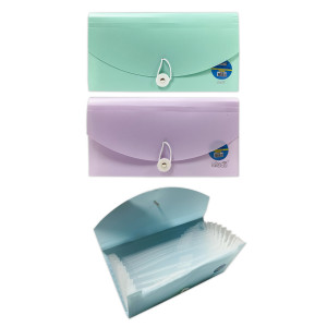 CARPETA 13 COMPARTIMIENTOS COLOR PASTEL B6