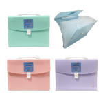 CARPETA COLOR PASTEL 13 COMPARTIMENTOS CARTA