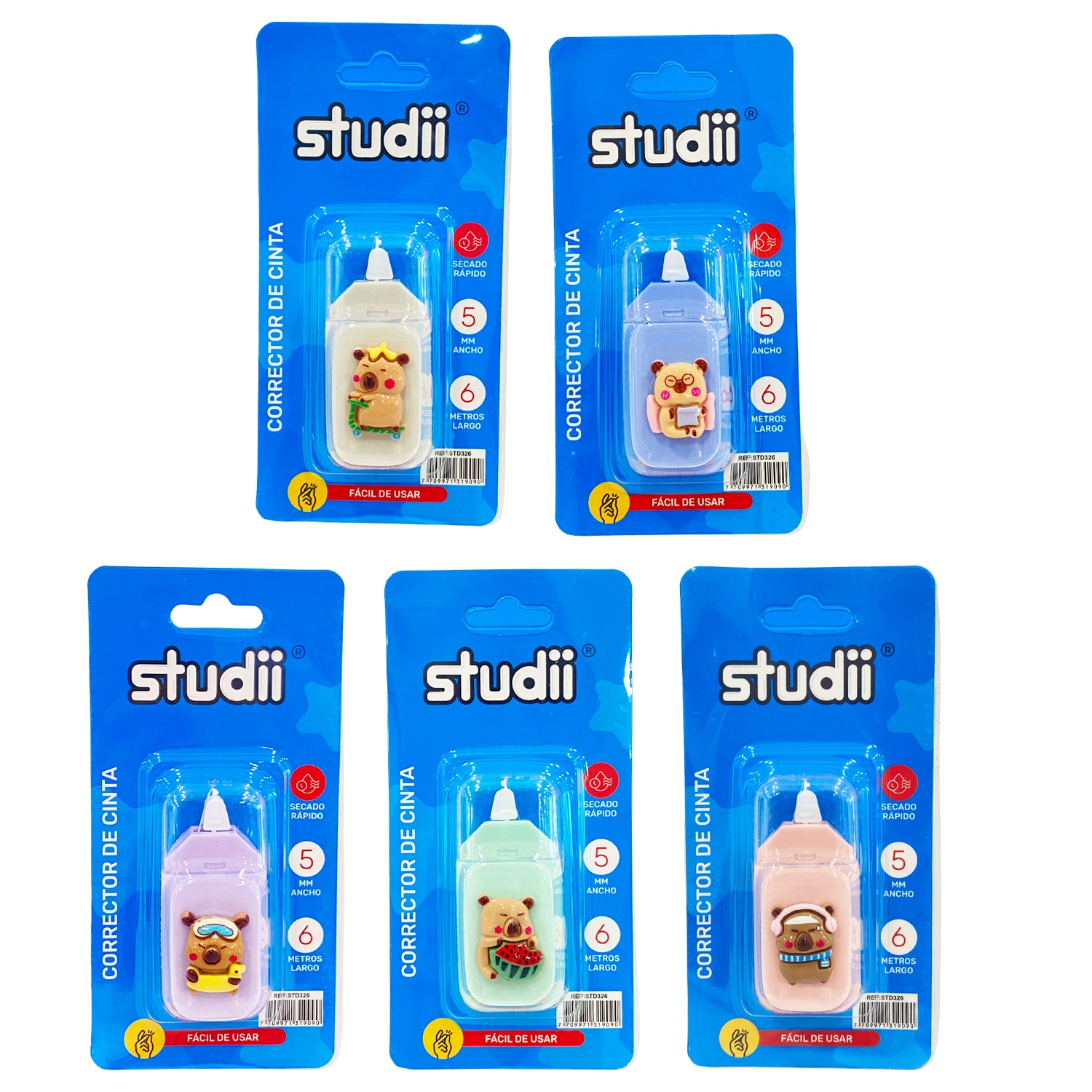 CORRECTOR DE CINTA CAPIBARA 6M (CJX24)