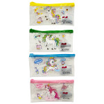 CARTUCHERA TRANSPARENTE UNICORNIO (PQTX12)