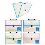 CARPETA TRANSPARENTE 13 COMPARTIMENTOS A4